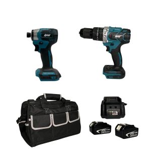 KIT DE TALADRO Y DESTORNILLADOR INALÁMBRICO