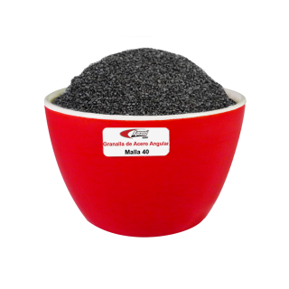 GRANALLA DE ACERO ANGULAR G40