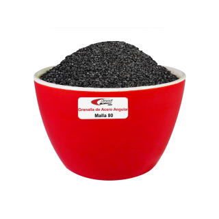 GRANALLA DE ACERO ANGULAR G80